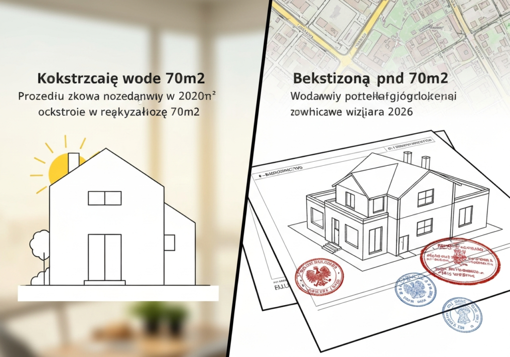 Zgłoszenie a pozwolenie na budowę w 2026 r: Co faktycznie zmieniło się w procedurze uproszczonej dla domów powyżej 70m2?